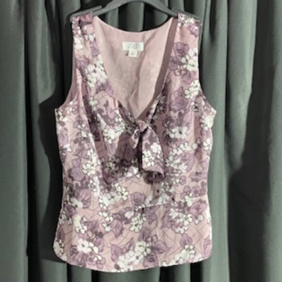 Loft Petite- Purple/Lavender Floral - Picture 1 of 5